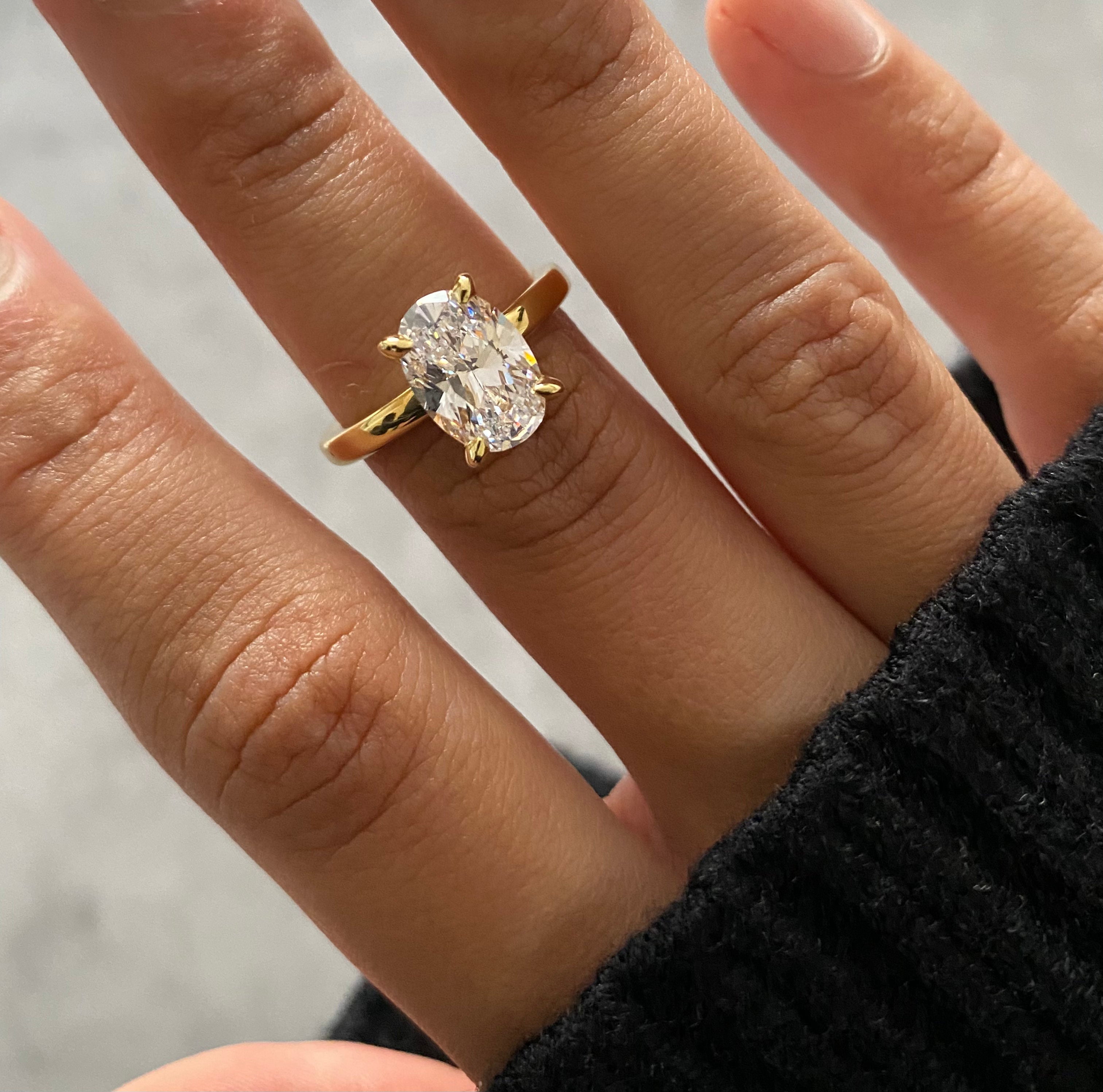 SERENA GOLD SOLITAIRE RING
