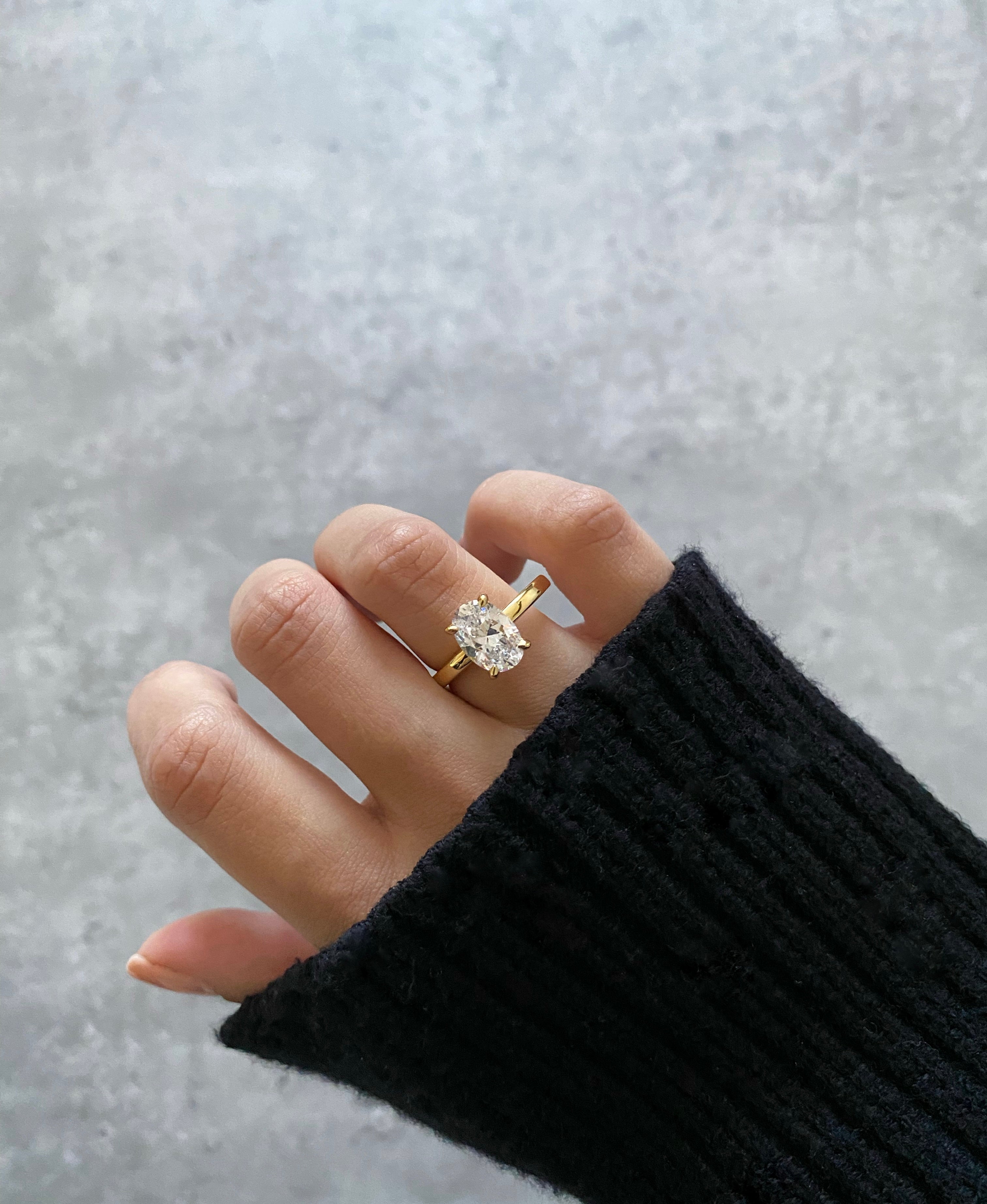 SERENA GOLD SOLITAIRE RING