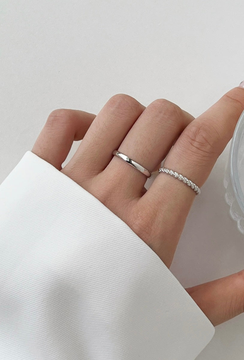 CLASSIC BAND RING - SILVER