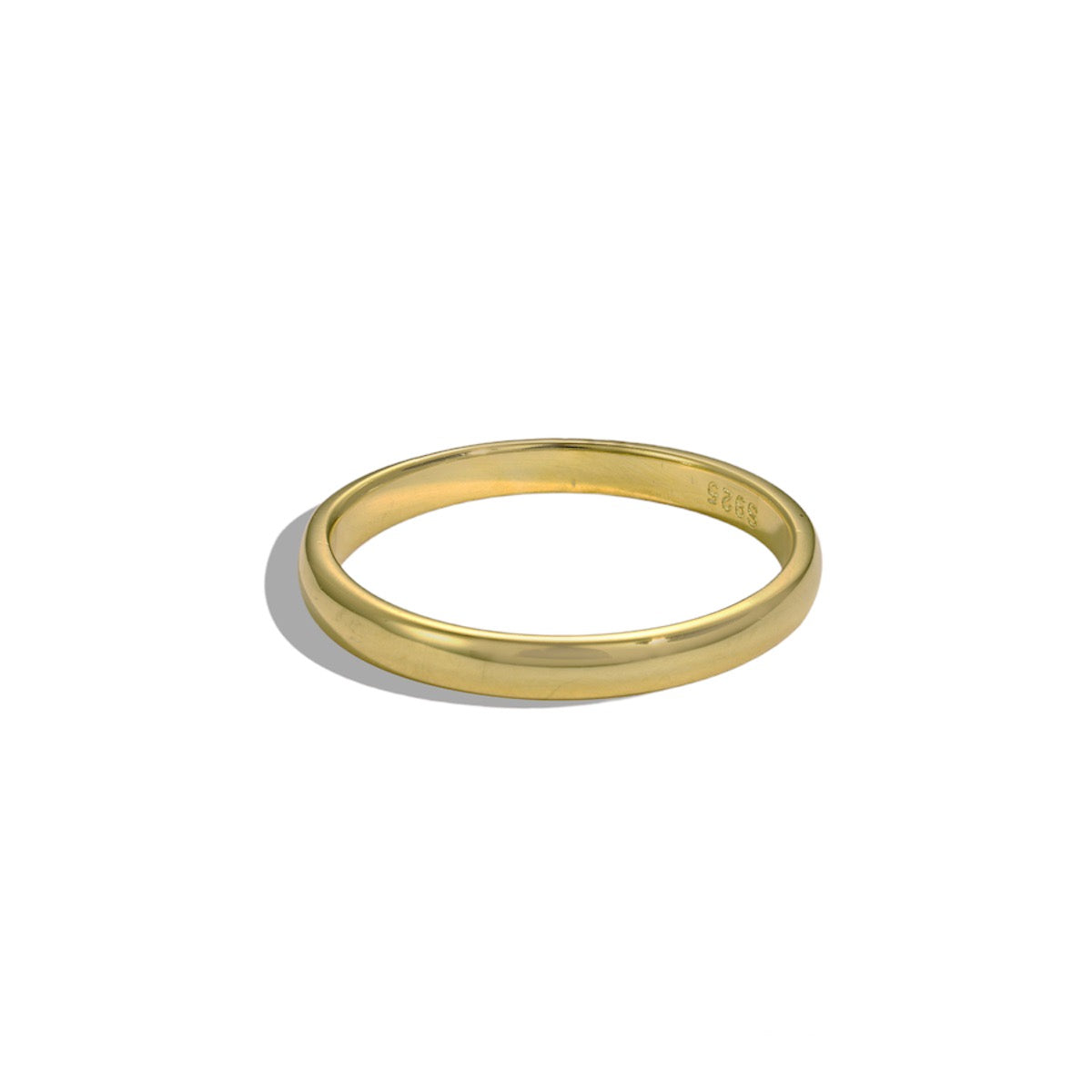 CLASSIC BAND RING - GOLD VERMEIL