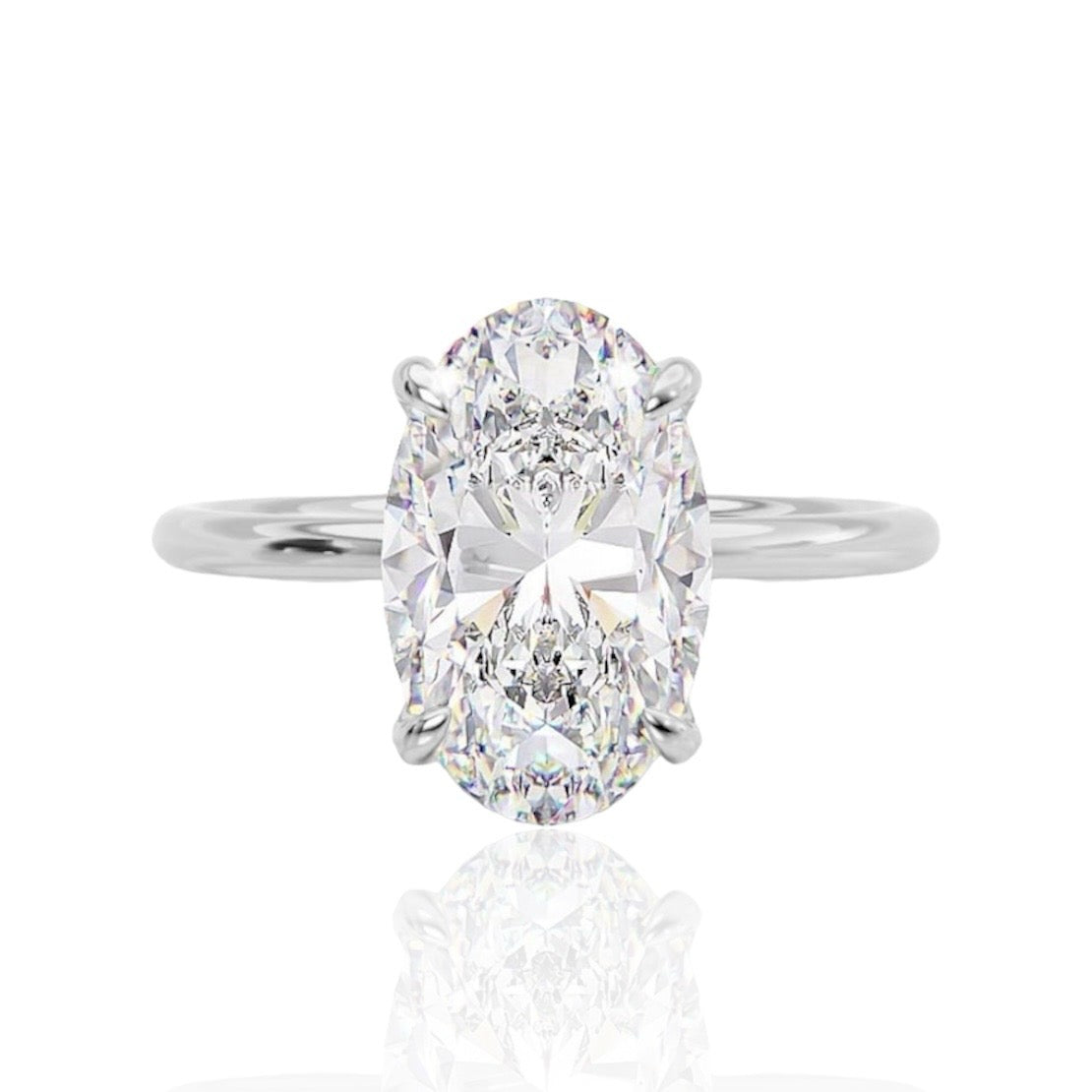 MIA RING - SILVER SOLITAIRE