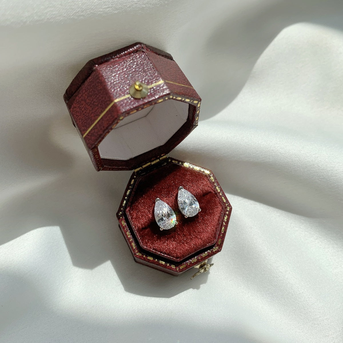 PEAR STUD EARRINGS