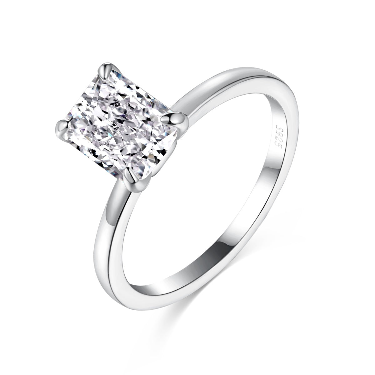 MONTE CARLO RING - SILVER SOLITAIRE