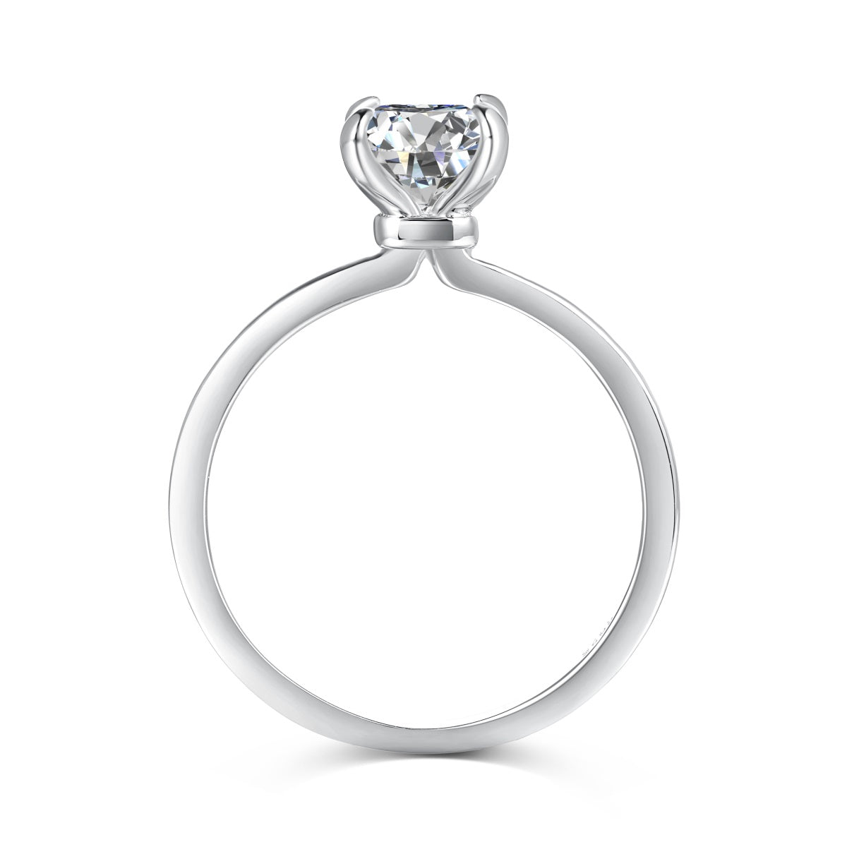 MONTE CARLO RING - SILVER SOLITAIRE