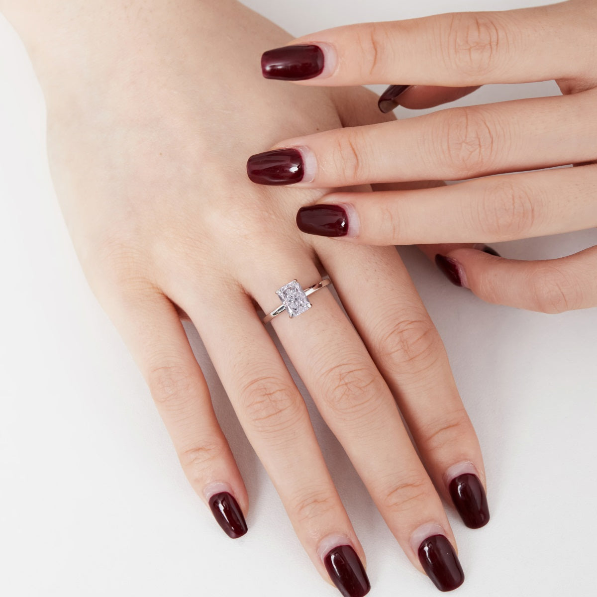 MONTE CARLO RING - SILVER SOLITAIRE
