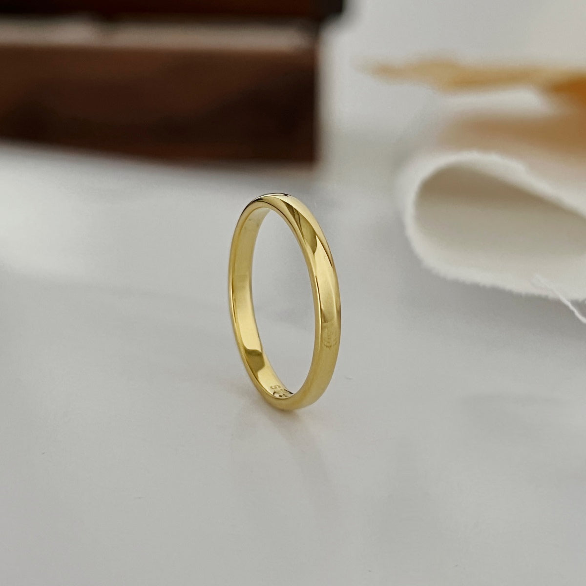 CLASSIC BAND RING - GOLD VERMEIL