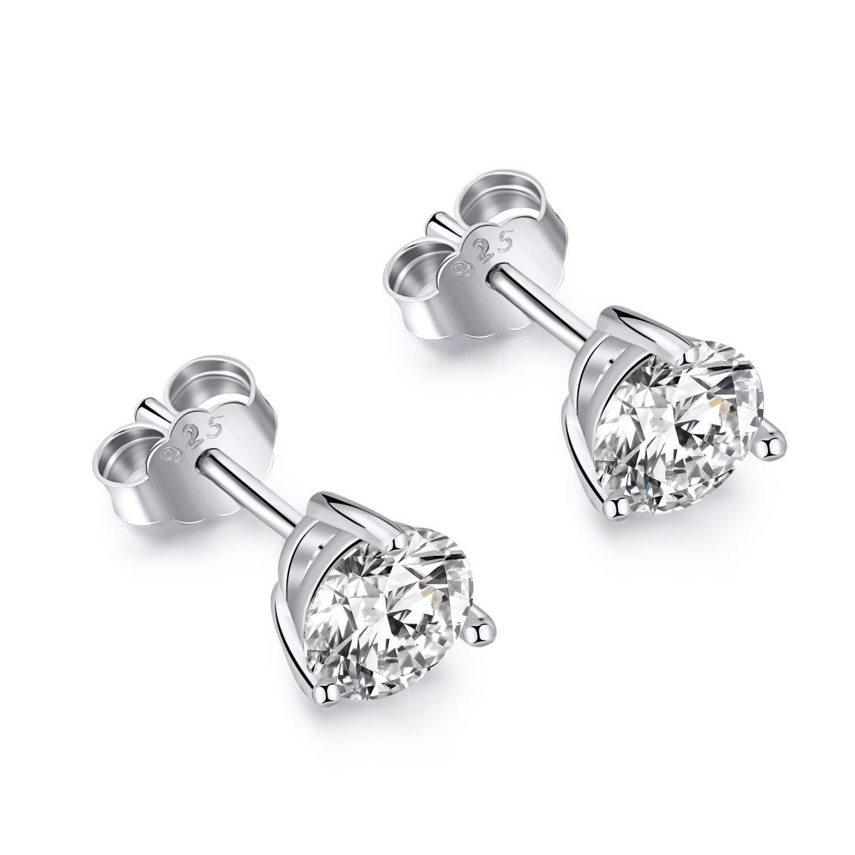 ROUND STUD EARRINGS
