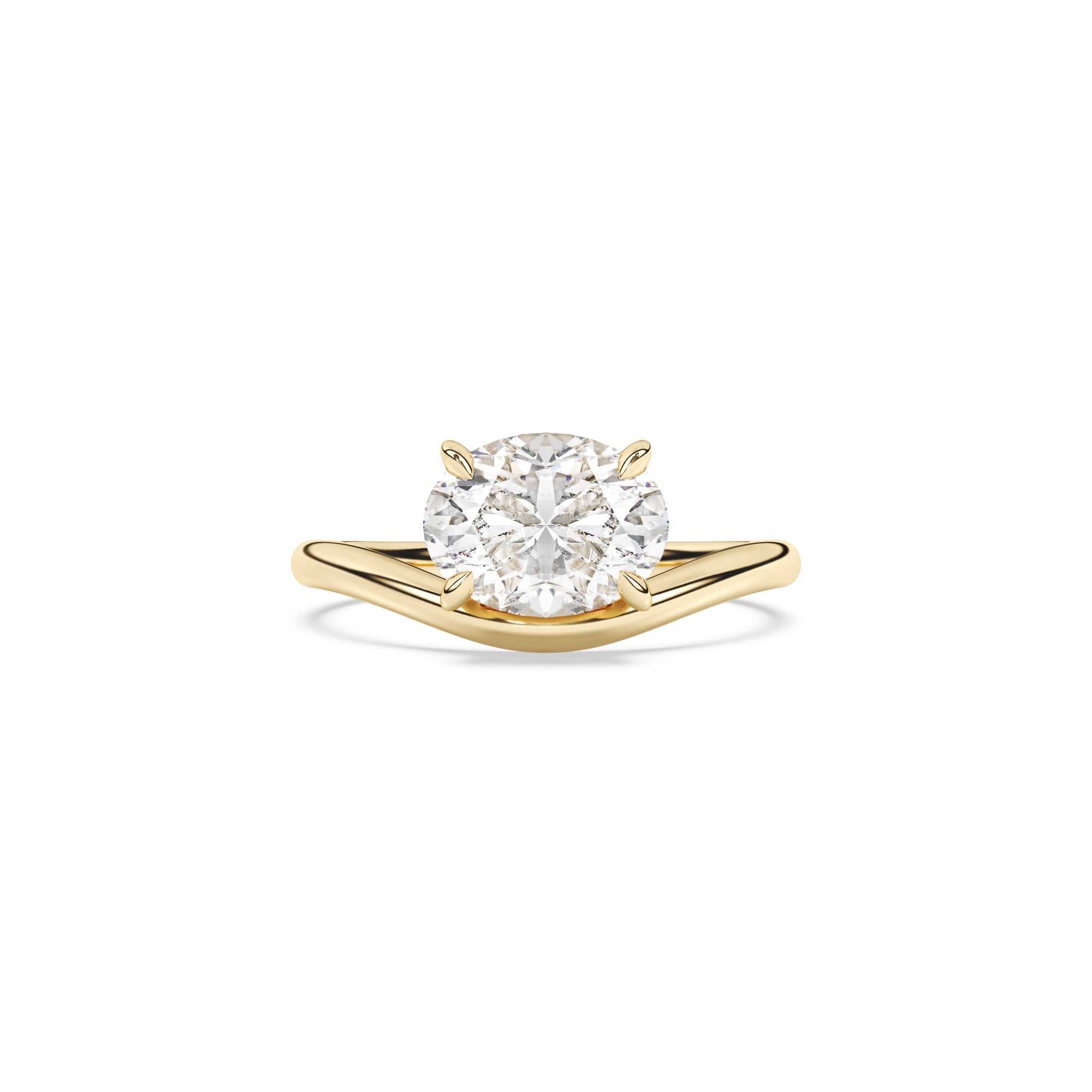 OVAL WAVE PINKY RING - GOLD VERMEIL