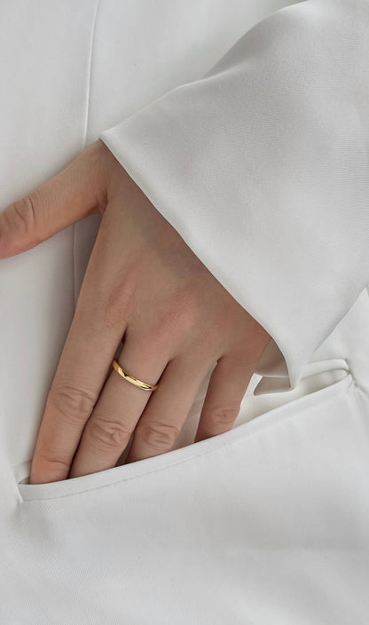 CLASSIC BAND RING - GOLD