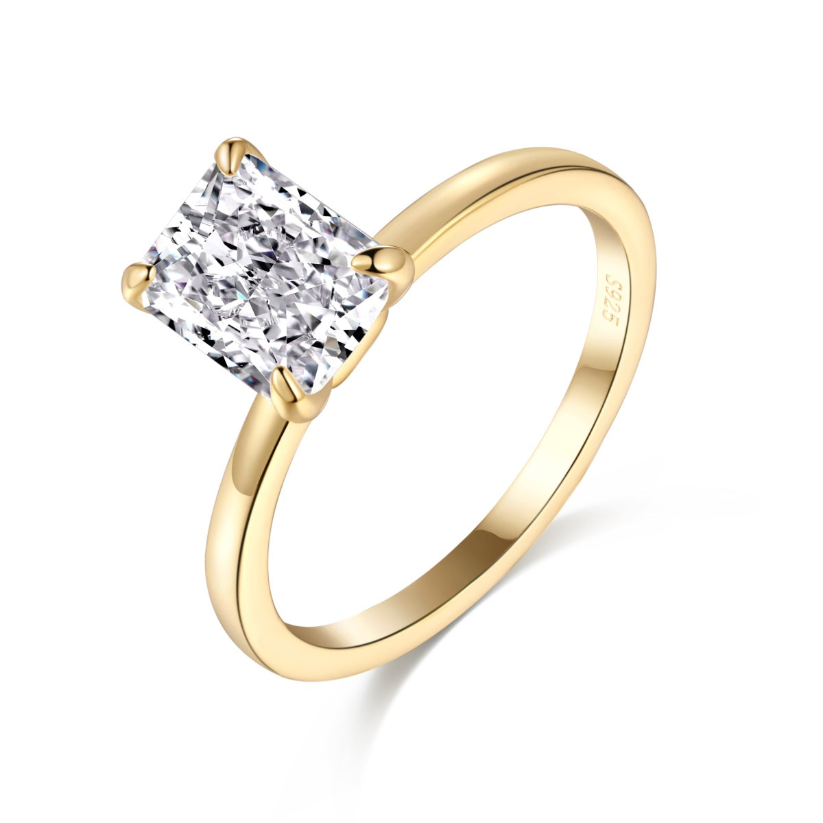 MONTE CARLO RING - GOLD SOLITAIRE