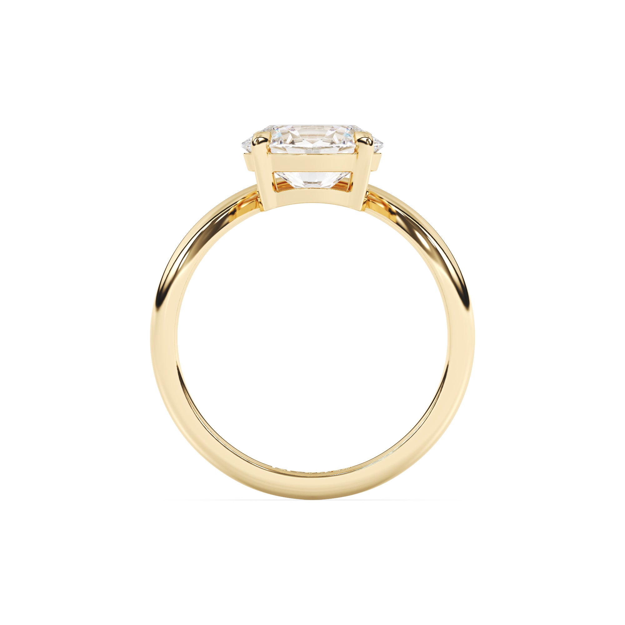 OVAL WAVE PINKY RING