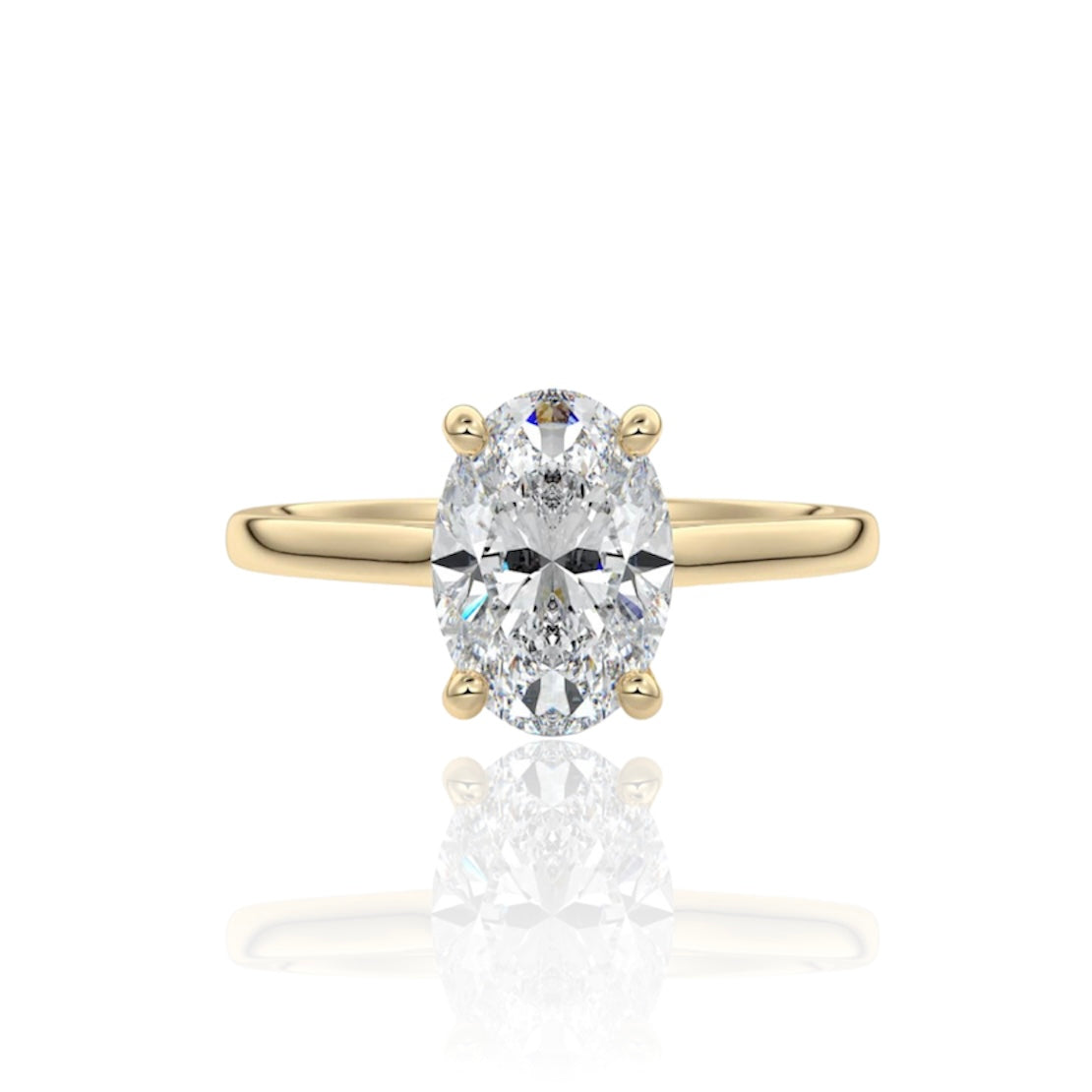 SERENA GOLD SOLITAIRE RING